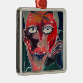 Gesprek Metalen Ornament (Rechts)