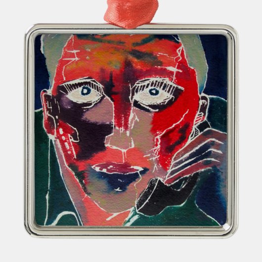 Gesprek Metalen Ornament (Voorkant)