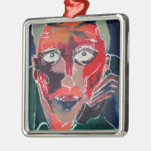 Gesprek Metalen Ornament (Links)