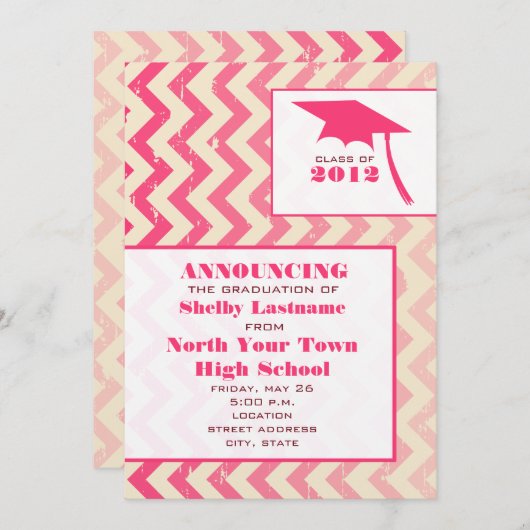 Gesprek Ombre Zigzag 2012 Kaart (Voorkant / Achterkant)