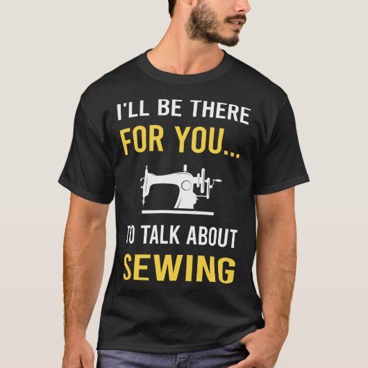 Gesprek over naaien t-shirt (Voorkant)