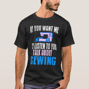 Gesprek over naaien t-shirt
