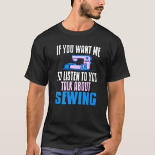 Gesprek over naaien t-shirt