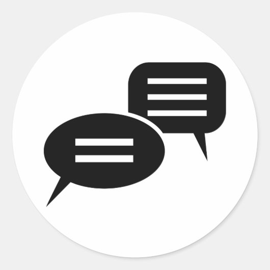 Gesprek Ronde Sticker (Voorkant)
