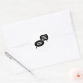 Gesprek Ronde Sticker (Envelop)