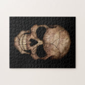 Gesprek schedel ontstaan uit duisternis legpuzzel (Horizontaal)