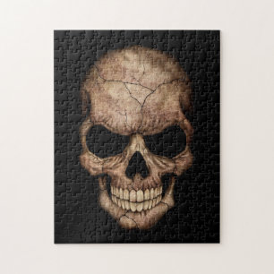 Gesprek schedel ontstaan uit duisternis legpuzzel