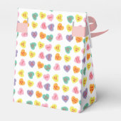 Gesprek Snoep Harten Favor Box Bedankdoosjes (Achterkant)