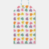 Gesprek Snoep Harten Gift Label Cadeaulabel (Voorkant)