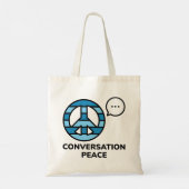 Gesprek Vrede Tote Bag (Achterkant)