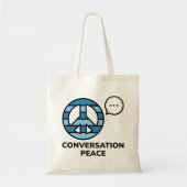 Gesprek Vrede Tote Bag (Voorkant)