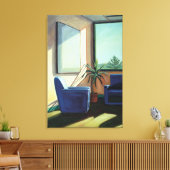 Gesprekken 2002 canvas afdruk (Insitu (Woonkamer))