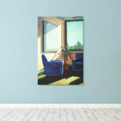 Gesprekken 2002 canvas afdruk (Insitu (Houten vloer))