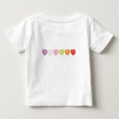 Gesprekken Gepersonaliseerd Baby T Shirt (Achterkant)