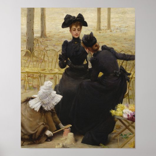 Gesprekken in de Jardin du Luxembourg Poster (Voorkant)