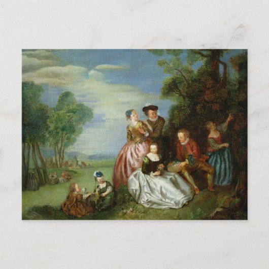 Gesprekken in een Park Briefkaart (Voorkant)