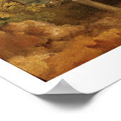 Gesprekken in een Park, portret van de kunstenaar Poster (Hoek)