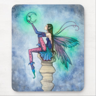 Gesprekken met de Moon Fairy Fantasy Art Muismat