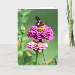Gesprekken met een Butterfly Note Card Kaart