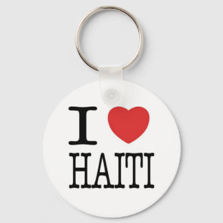 Gesprekken met het leven: ik <3 Haïti Key Sleutelhanger