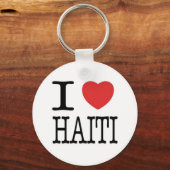 Gesprekken met het leven: ik <3 Haïti Key Sleutelhanger (Voorkant)