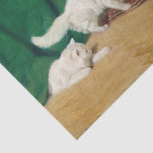 Gesprekken tussen katten door Arthur Heyer Tissuepapier (Detail)