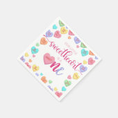 Gespreksharten 1e verjaardag servetten (Hoek)