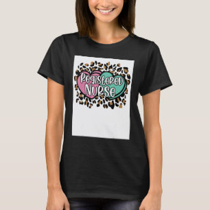 Gespreksharten Luipaard Verpleegster Voor M T-shirt