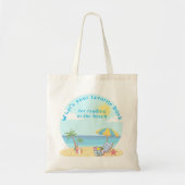 Gesprekstarter Strandboek  Tote Bag (Voorkant)