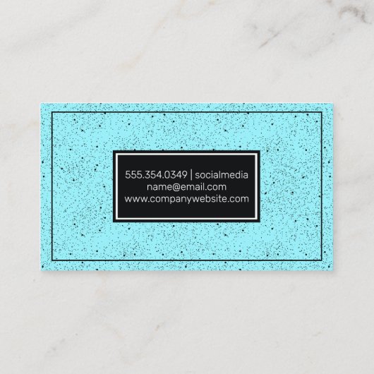 Gesprekte achtergrond visitekaartje (Achterkant)