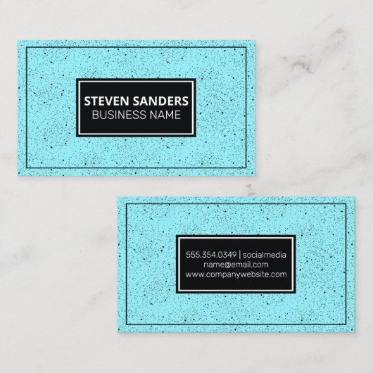 Gesprekte achtergrond visitekaartje (Voorkant / Achterkant)