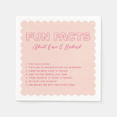 Gesprekte contouren Vet vlot teken Napkins Servet (Voorkant)