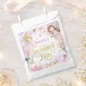 Gesprekte feest, tuinfee, verjaardag bedankzakje (Geknipt)