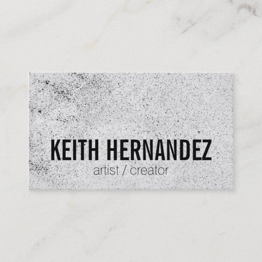 Gesproeid / Artistiek Visitekaartje (Voorkant)