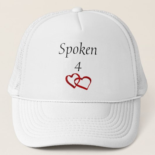 Gesproken 4 Hoed Trucker Pet (Voorkant)