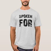 Gesproken voor t-shirt (Voorkant)
