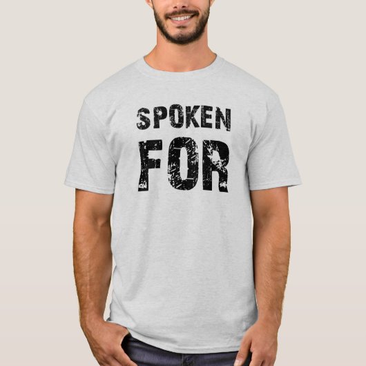Gesproken voor t-shirt (Voorkant)