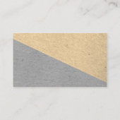 Gesprokkeld Tweekleur Kleurenblokken Visitekaartje (Achterkant)