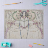 Gesso-panel van Margaret Macdonald Mackintosh Tissuepapier (Craft)