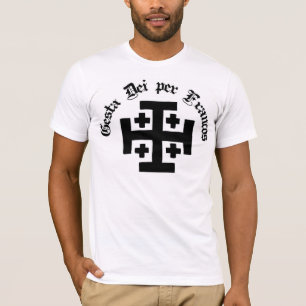 Gesta Dei per Francos, T-Shirt patriotisch