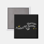 Gestaafd door horrorboeken magneet (Voorkant / Achterkant)