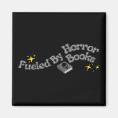 Gestaafd door horrorboeken magneet (Voorkant)