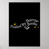 Gestaafd door horrorboeken poster (Voorkant)