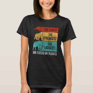 Gestaafd Door Planten Schildpad Gorilla Olifant Ve T-shirt