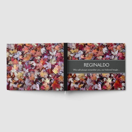 Gestallen herfst leveert gedenkteken gastenboek (Volledig)