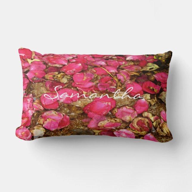 Gestallen Roos Petals Lumbar Pillow Kussen (Voorkant)