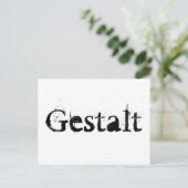Gestalt Briefkaart (Staand voorkant)