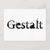 Gestalt Briefkaart (Voorkant)