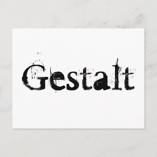Gestalt Briefkaart (Voorkant)