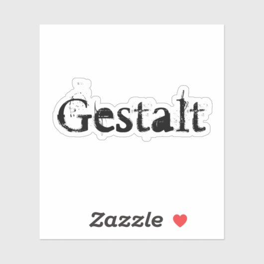 Gestalt Sticker (Vel)